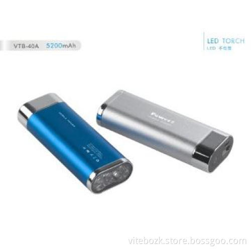 Best travel aluminum case business gift 5200mAh